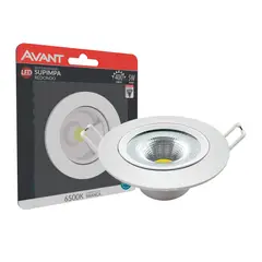 undefined - Spot de Embutir Redondoled  6500k 5w  400lm Branco Bivolt