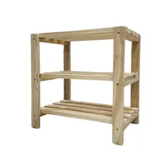 Escadas Segurança - Sapateira Pinus 3 Prateleiras 50x50x30