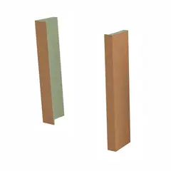 Vert - Jogo Guarnição Regulavel Poliester Freijo 7 Cms Largura 1,5 Espessura Regulagem de 5 Cms