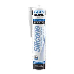 Tekbond - Adesivo de Silicone Acetico 256g Branco