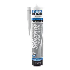 Tekbond - Adesivo de Silicone Acetico 256g Cinza