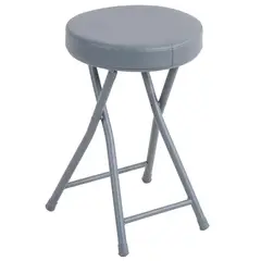 Just Home Collection - Banco Dobrável em Pu Cinza