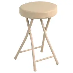 Just Home Collection - Banco Dobrável em Pu Bege