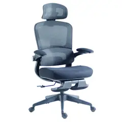 Just Home Collection - Cadeira Ergo Mesh Mendoza Preta