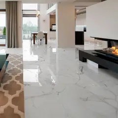 Delta - Porcelanato Retificado Polido Calacata Marmore Interno 60x120 Cm Caixa 2,88 M²