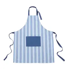 Just Home Collection - Avental 75x80cm Linha Azul e Branco