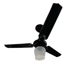 Di Lorena - Ventilador de Teto Lyon Preto Controle Parede 127v