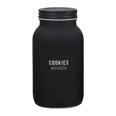 Hauskraft - Pote de Acucar 950ml Vidro Manhattan Preto