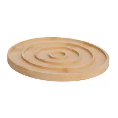 Hauskraft - Petisqueira 22cm Bambu com Divisorias Natural