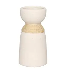Hauskraft - Vaso 8x15cm Mikonos Sisal Branco