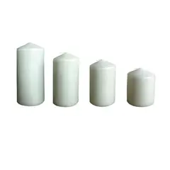Just Home Collection - Conjunto de Velas Pilar Sortido 4 Peças