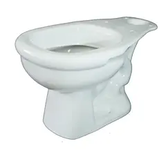 Santa Clara - Bacia para Caixa Acoplada Médio Luxo, Sifão Largo Esmaltado de 50 Mm Branco -