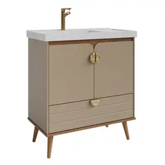 Mgm - Armario Trancoso 60cm Cappuccino/freijo