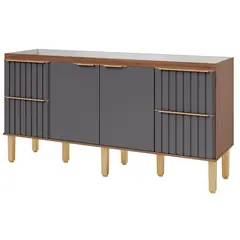 Mgm - Balcão Coz Agata 174cm Freijo/titanium