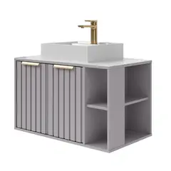 Mgm - Armario Noruega 80cm Platina