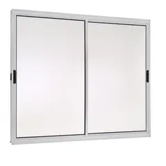 Esquadrisul - Ecosul Janela de Correr Móveis sem Grade Vidro Liso 100x120 Branco