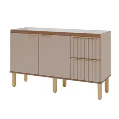 Mgm - Balcão Coz Agata 144cm Cappuccino/freijo