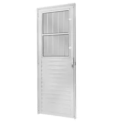 Esquadrisul - Ecosul Porta Postigo Esquerda Vidro Mini Boreal 210x80 Branco