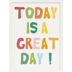 Just Home Collection - Quadro Today Great 40x50