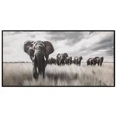 Just Home Collection - Quadro Elefantes 120x60