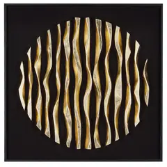 Just Home Collection - Quadro Decorativo Stripe Redondo 60x60