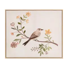 Just Home Collection - Quadro Canário Café 60x50