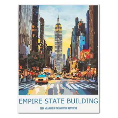 Just Home Collection - Tela Empire Colorida 60x80