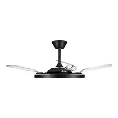 Elgin - Ventilador de Teto Retrátil 4 Pás Bivolt Silence Air Pro Preto
