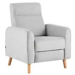 Just Home Collection - Poltrona 1 Lugar Cinza Mellow 81 Cm
