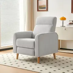 Just Home Collection - Poltrona 1 Lugar Cinza Mellow 81 Cm