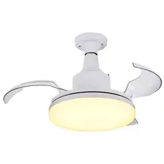 Aliseu - Luminaria de Teto Circulador de Ar 3 Temperaturas Com Adaptador E27 - IluminAr