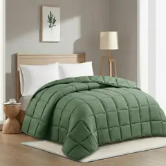 Just Home Collection - Edredom Unicolor 220x240 Verde