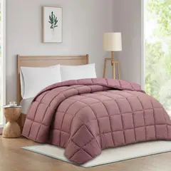 Just Home Collection - Edredom Unicolor 220x240 Rosa