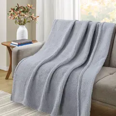 Just Home Collection - Cobertor Solteiro Sherpa 125x150 Marfim
