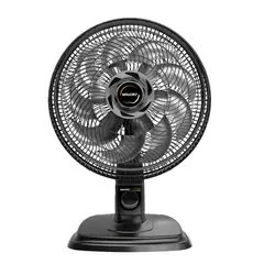 Mallory - Ventilador de Mesa e Parede Preto Egeo 40cm 220v