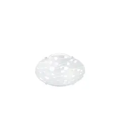 ARS Iluminação - Plafon de Vidro 1 Lâmpada Recife 250mm Redondo Ars Iluminação.