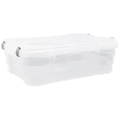 Jaguar - Caixa organizadora transparente com travas 13L