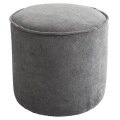 Just Home Collection - Puf Redondo 40x40x40 Cinza