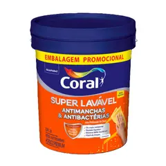 Coral - Tinta Acrílica Super Lavável 20l Branco