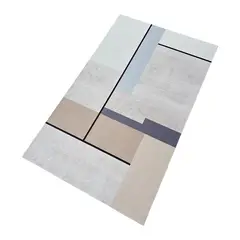 Just Home Collection - Tapete para Banheiro Quadriculado 50 X 80 Cm