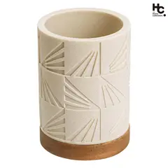 Just Home Collection - Porta Escova de Dentes Resina Adela
