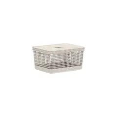 Ou - Cesto Grid 8l Bege