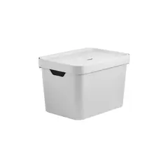 Ou - Caixa Organizadora Plástico Branco Nordi 18l 24x27x36cm