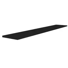 Multivisão - Prateleira com Suporte Invisivel 20x100cm Preta