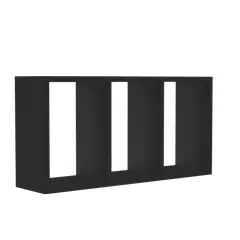 Multivisão - Nicho Decorativo com 2 Divisorias Preto