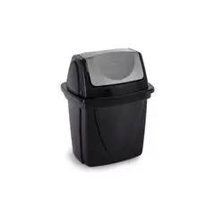 Plasútil - Lixeira para Pia Basculante Preta 4,9l Plasutil