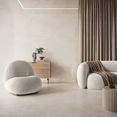 Incesa - Porcelanato Retificado Acetinado Dream Off White Satin Branco Interno 80x80 Cm Caixa 2,60M² Biancogres Biancogres