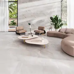 Incesa - Porcelanato Retificado Polido Mirage Branco Intenro 90x90 Cm Caixa 2,40M² Biancogres Biancogres