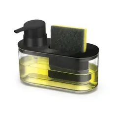 Arthi - Dispenser para Detergente e Bucha Pia 500ml Preto
