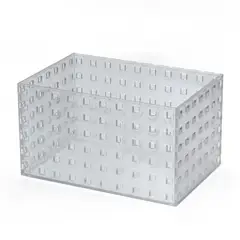 Arthi - Caixa Organizadora Plástico Ps Cristal Transparente 12x14x21 Cm 3,3l